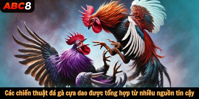 Các chiến thuật đá gà cựa dao được tổng hợp từ nhiều nguồn tin cậy